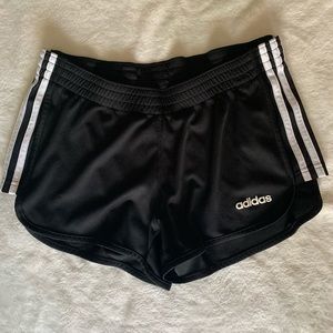 Black Adidas shorts, women, size small